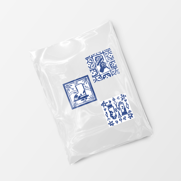 Pack de 3 pegatinas benéficas